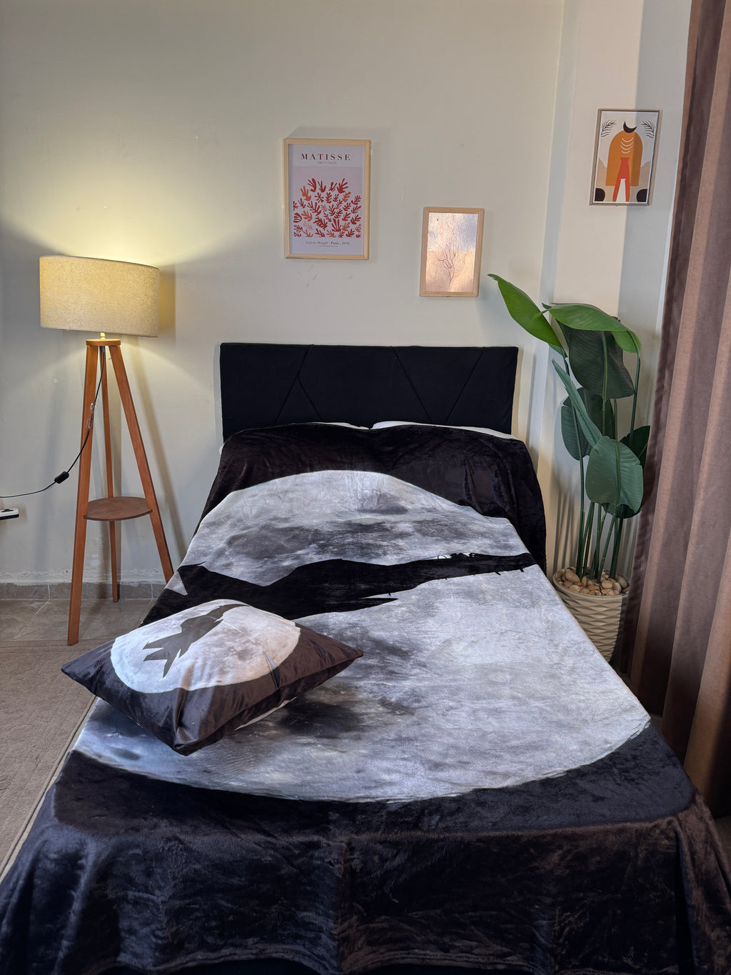 moon x military plane winter blanket