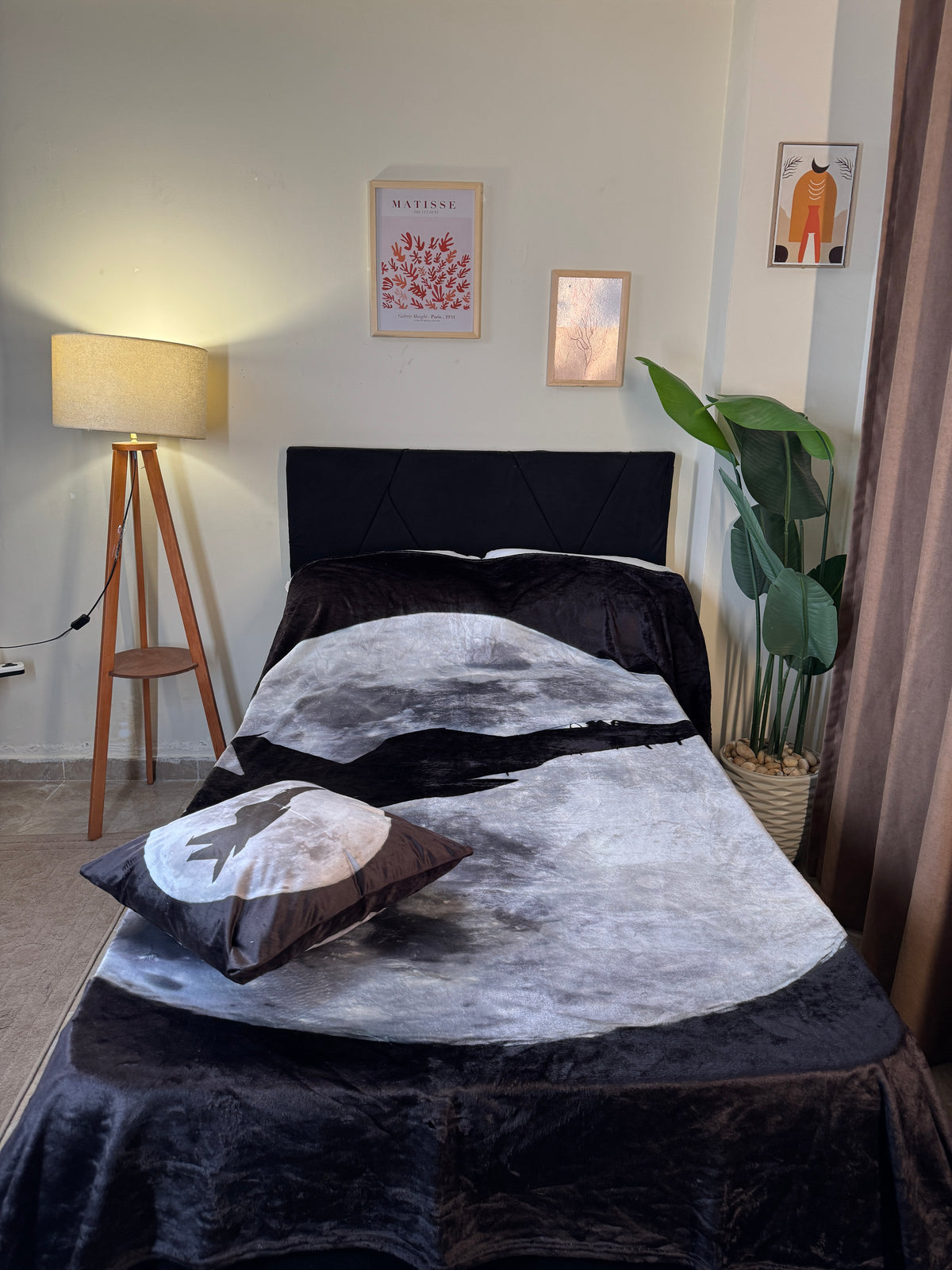 moon x military plane winter blanket