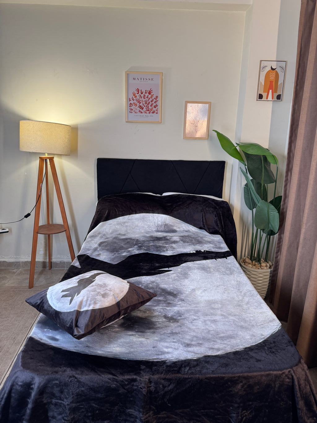 moon x military plane winter blanket