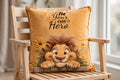 lion cover cushion